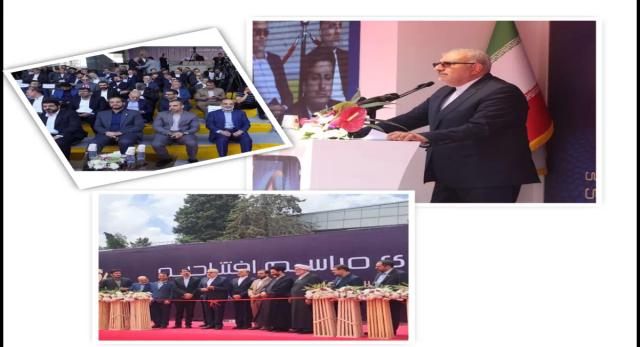 with the presence of the oil minister; The international oil, gas, refining and petrochemical exhibition was opened