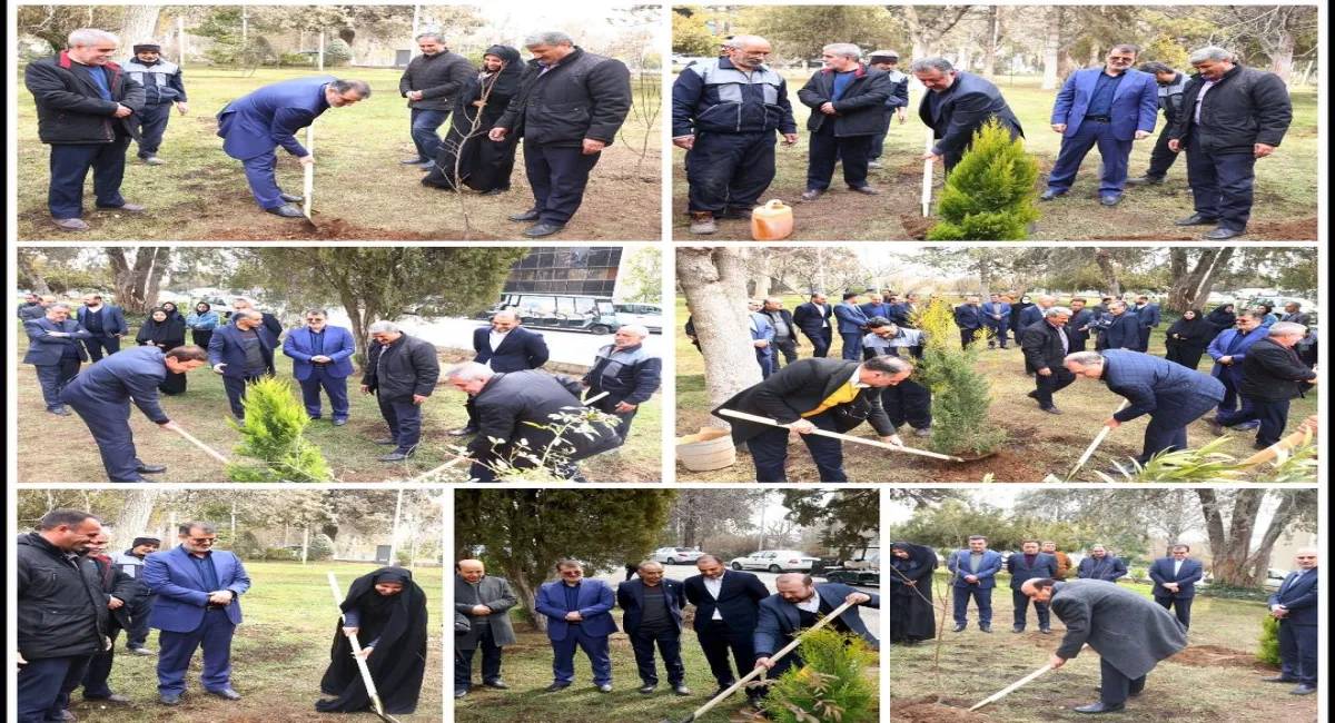 برگزاری مراسم روز درختکاری در محل دائمی نمایشگاه‌های بین‌المللی تهران