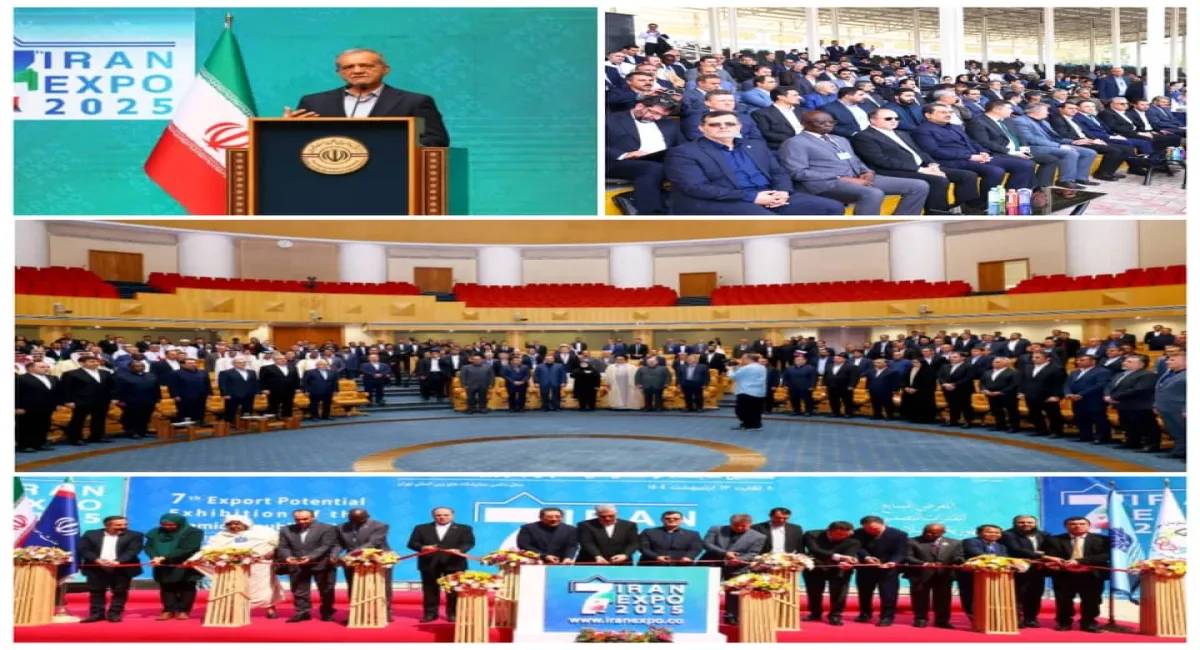 The 7th Iran Export Capabilities Exhibition Opens with the Presence of the President