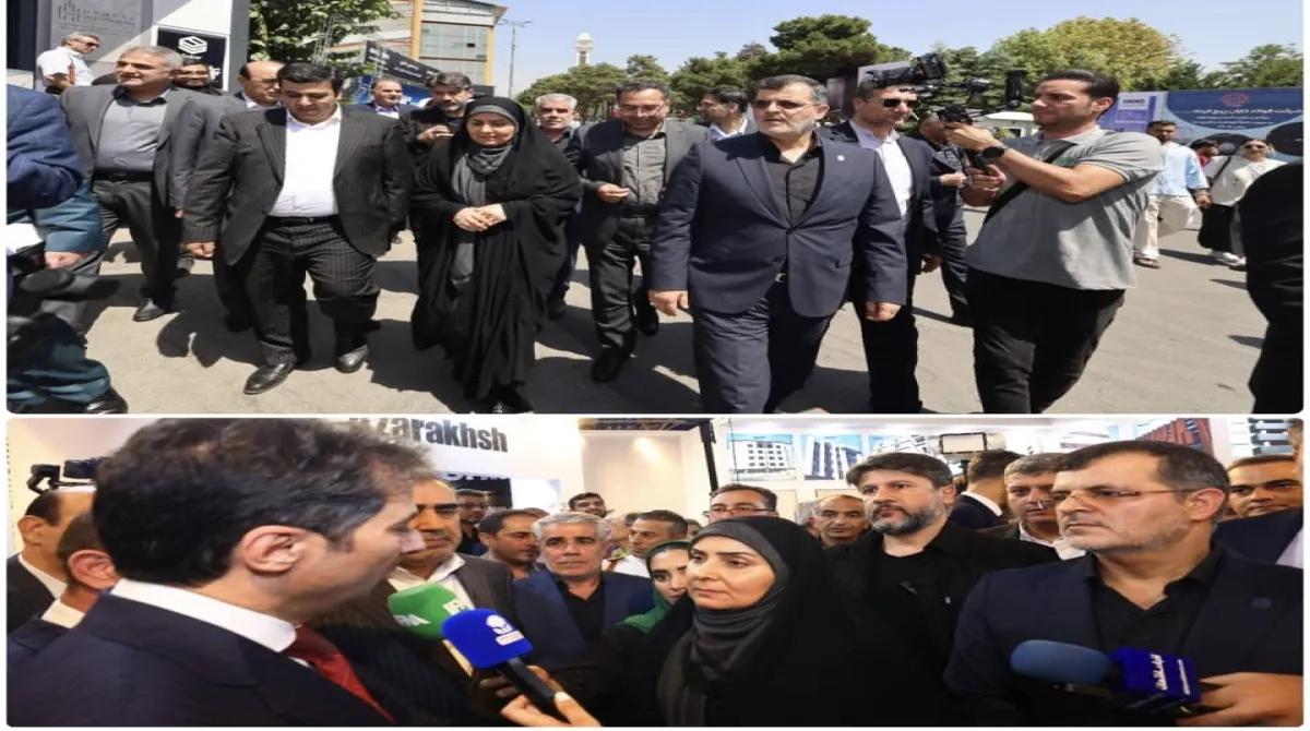 وزیر راه و شهرسازی: شادابی و حضور نسل جوان در نمایشگاه صنعت ساختمان ستودنی است