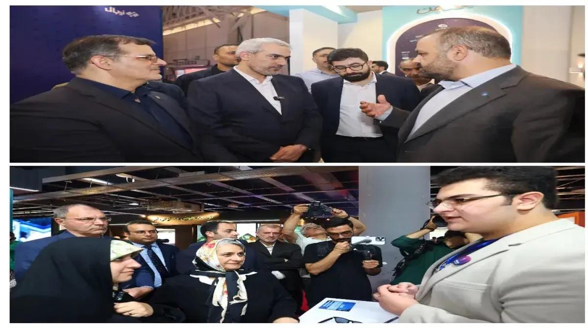 On the third day of ELECOMP, the Minister of Economic Affairs and the Vice President for Women and Family Affairs visited the 28th edition of the exhibition.