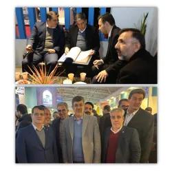 بازدید استانداران اردبیل و یزد از هجدهمین نمایشگاه بین‌المللی گردشگری تهران