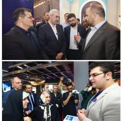 در سومین روز برگزاری الکامپ وزیر اقتصاد و معاون امور زنان و خانواده رئیس جمهور از بیست و هشتمین نمایشگاه الکامپ بازدید کردند