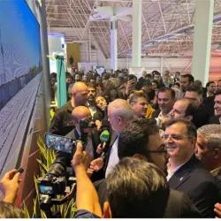 افتتاح فاز دوم نیروگاه خورشیدی بامی در نمایشگاه بین‌المللی تهران