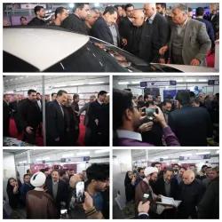 بازدید وزیر صمت از نمایشگاه کاشان